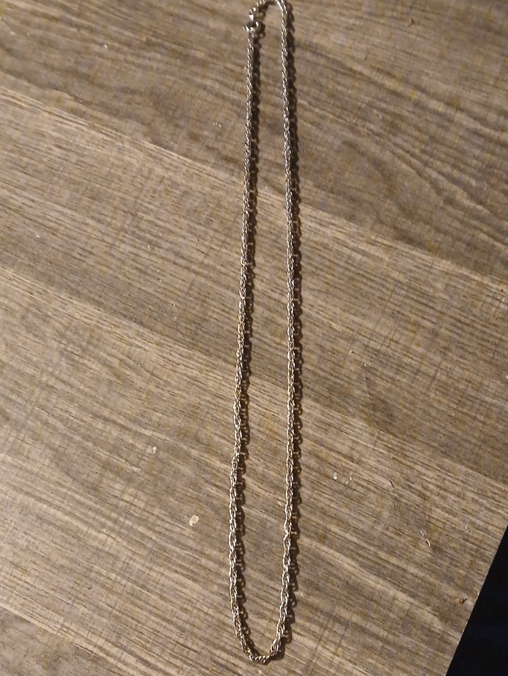 Silver Rope Chain Necklace - Sleek Minimal Jewelry